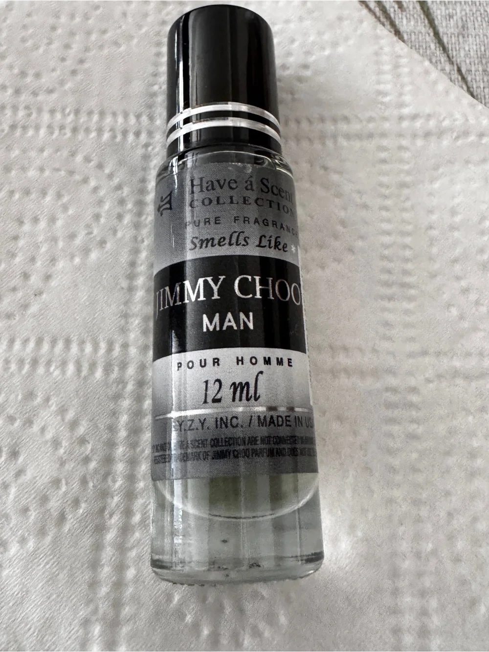 Jimmy Choo Man Roll-On Fragrance — Black and Silver